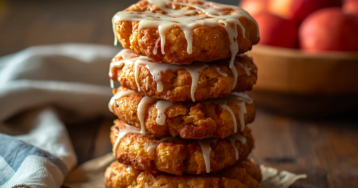 Beignets croustillants aux pommes fraîches, cannelle et leur doux glaçage vanillé