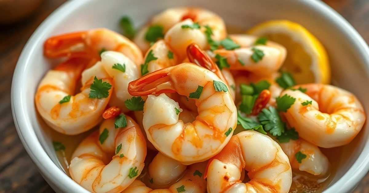 Gambas à l'ail et au citron : la recette italienne ultra-fondante