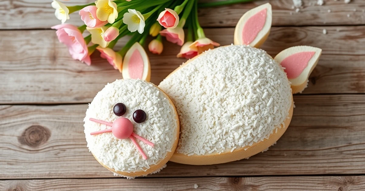 Le gâteau lapin de Pâques : une création ludique et irrésistible
