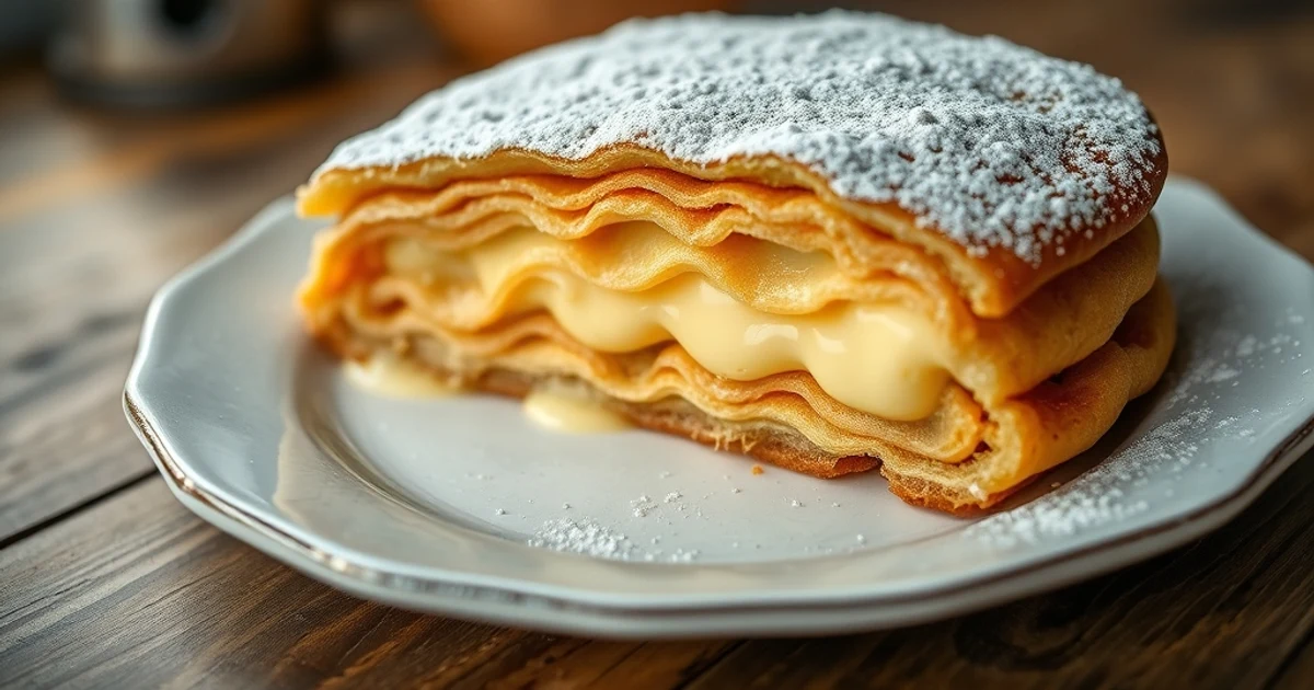 Le Karpatka Polonais : Votre Gâteau Montagne aux Crèmes Onctueuses