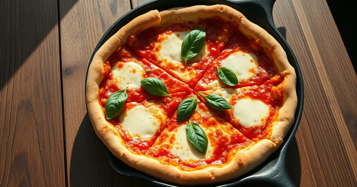 Ma recette infaillible de pizza croustillante à la poêle sans pétrissage