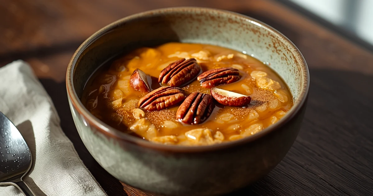 Porridge crémeux d'automne au potiron et épices douces à la mijoteuse