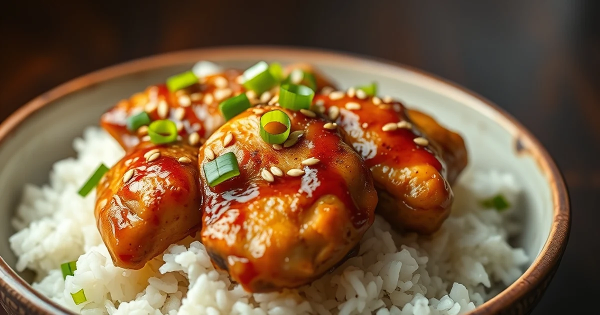 Poulet rôti au miso fondant et son riz parfumé irrésistible